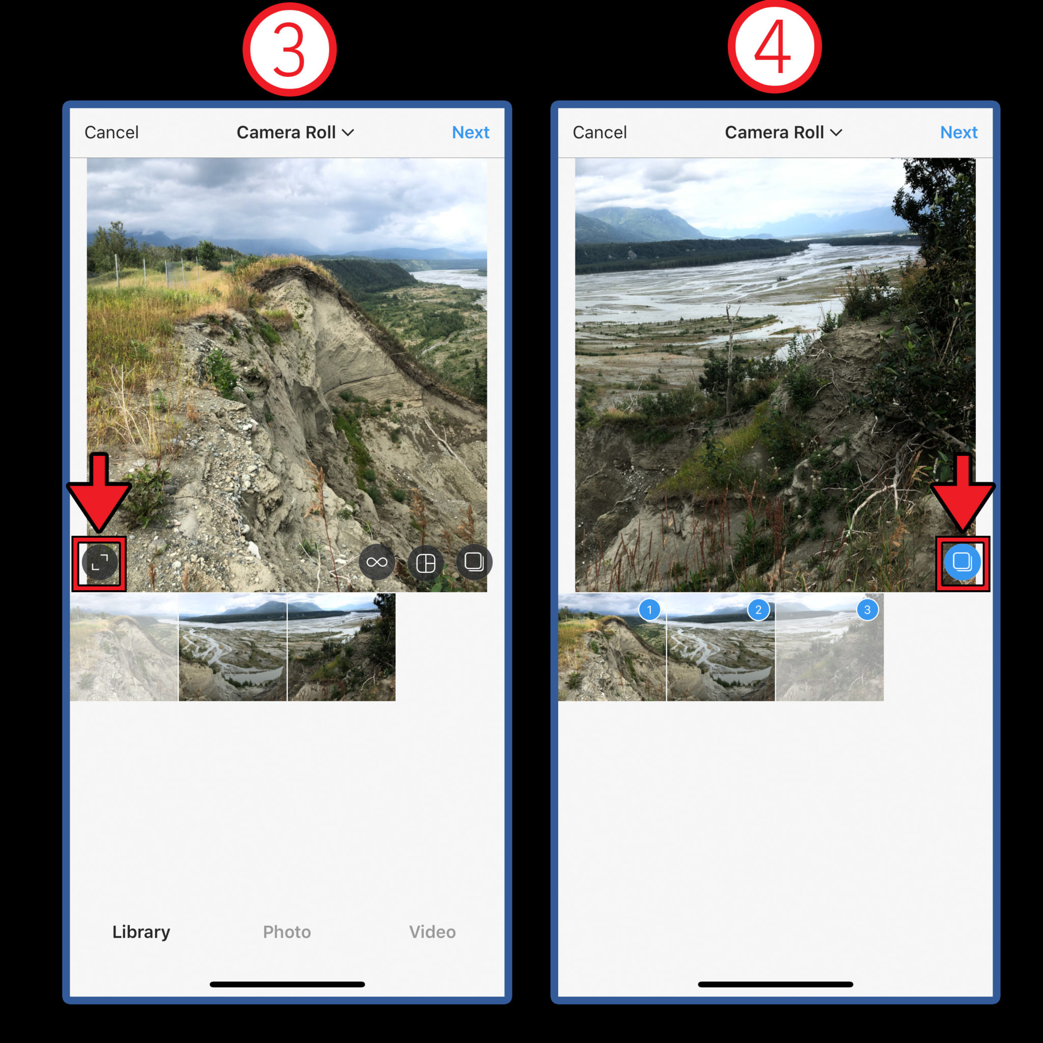 How to Post a Panorama on Instagram as a Swipeable MultiPost The