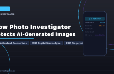 How Photo Investigator Detects AI-Generated Images on iPhone (C2PA, XMP, and EXIF Explained)
